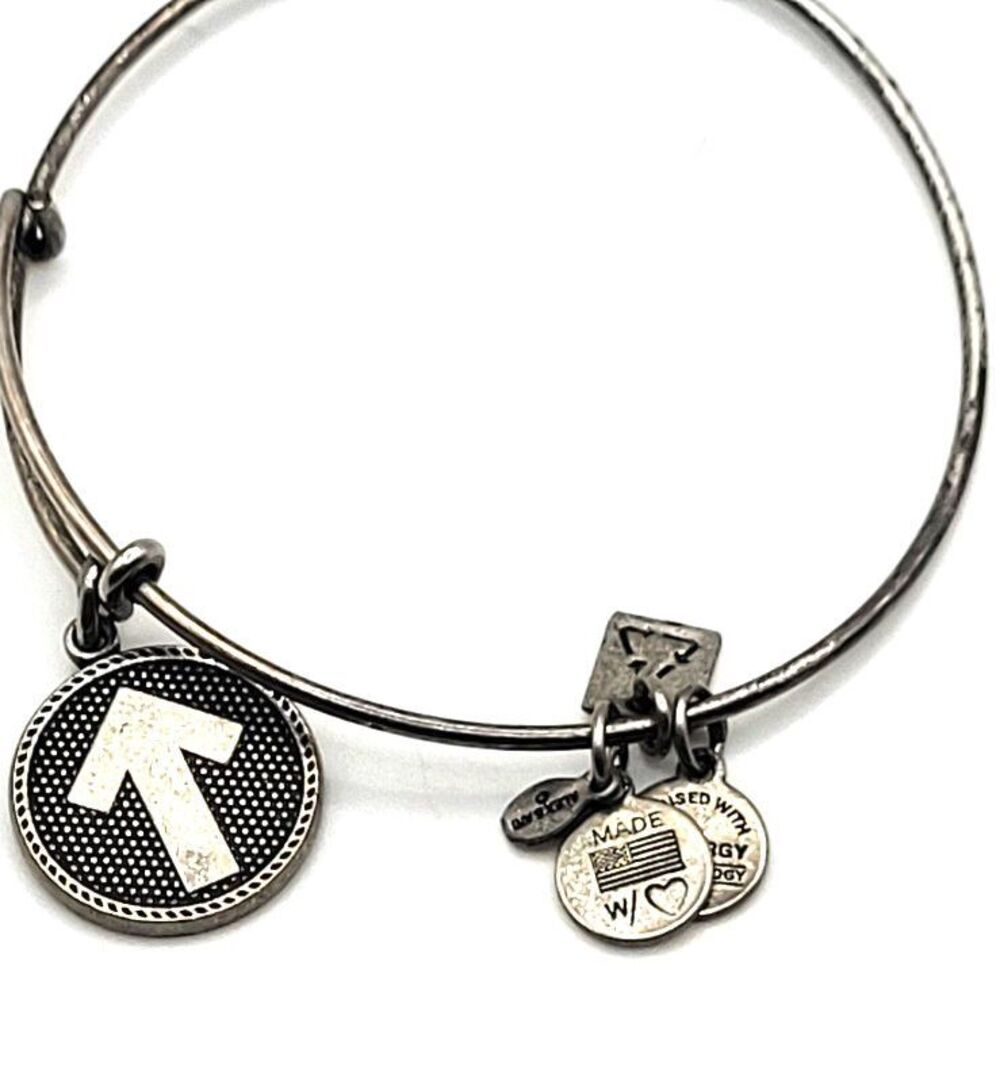 Alex & Ani Silver - Stand Up 2 Cancer ⬆️ Awareness Charm Bangle Bracelet ✨️